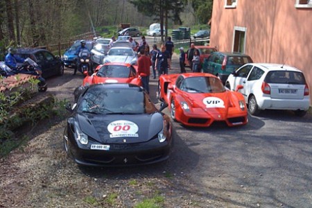La 1ère étape du Tour Auto en Ferrari Enzo