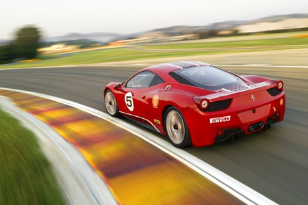 La 458 Challenge en essai à Vallelunga