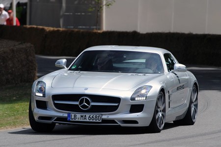 La SLS à Goodwood