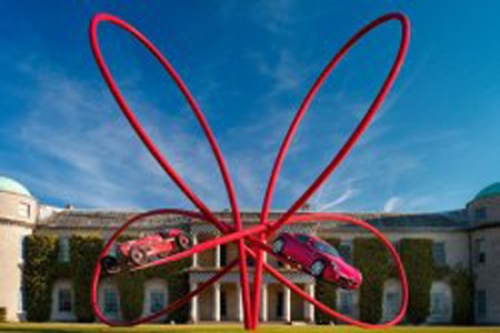 Une sculpture Alfa à Goodwood