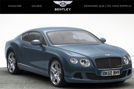 Configurez la nouvelle Continental GT