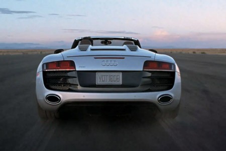 L'Audi R8 Spyder et les dinosaures
