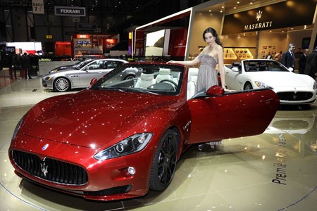 En direct de Genève : Maserati GranCabrio Sport, à croquer !