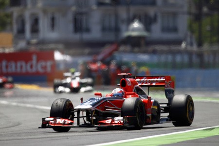 F1 - Marussia Virgin aux couleurs de Cars 2