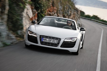 0 à 300 km/h en Audi R8 V10 Spyder (vidéo)