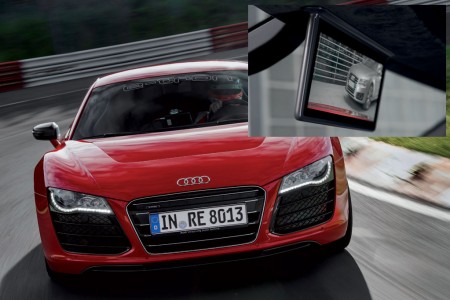 Le rétroviseur digital dans l’Audi R8 e-tron