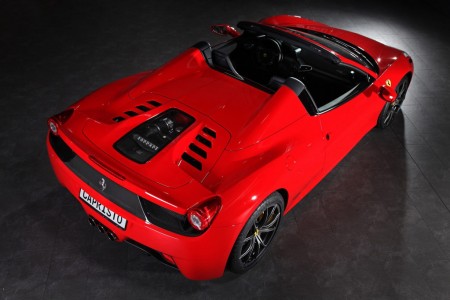 Une vitrine pour le V8 de la Ferrari 458 Spider