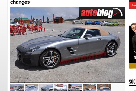 Restylage imminent pour la Mercedes SLS AMG