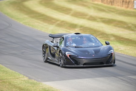 Jenson Button teste la McLaren P1 à Goodwood