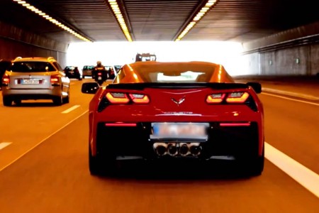 Premiers tests en Europe pour la Corvette Stingray