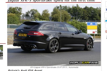 Le break Jaguar XFR-S Sportbrake en préparation