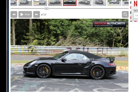 La Porsche 911 Turbo Cabriolet prend l’air