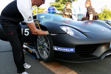 Michelin artisan du record de la 918 Spyder au Nür