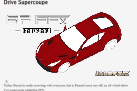Ferrari SP FFX, le supercoupé intégral