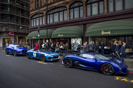 Trois concepts Jaguar s'invitent chez Harrods