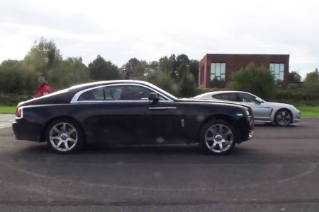 La Rolls-Royce Wraith se frotte à la Panamera