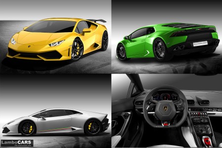 A vous de configurer votre Lamborghini Huracan