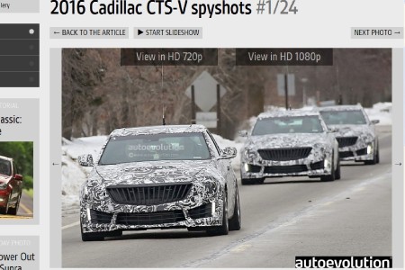 La Cadillac CTS-V s'échauffe pour l'Europe