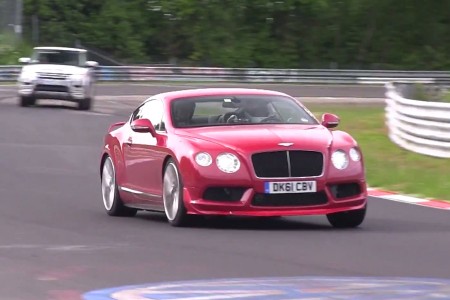 La future Bentley Supersport se défoule sur piste