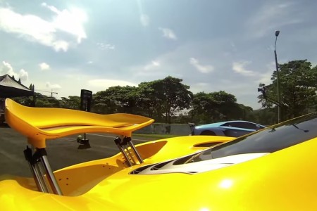 Une McLaren P1 humilie une Aventador