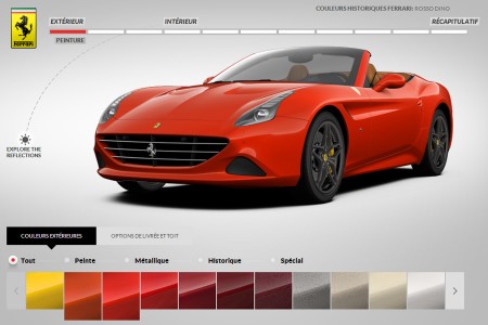 Configurez votre Ferrari California T