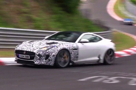 La F-Type R-S Coupé se montre au Nürburgring