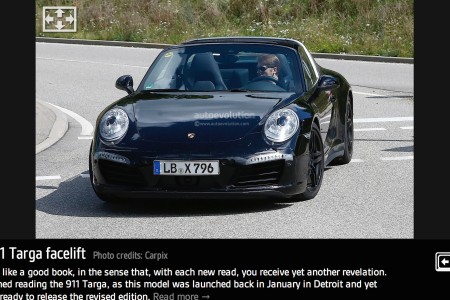 La Porsche 911 Targa restylée déjà là