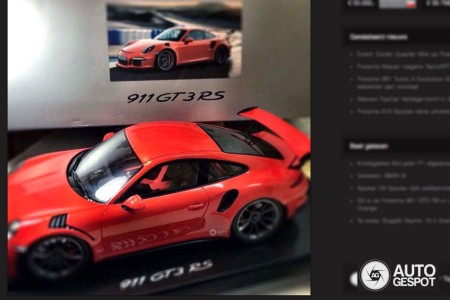 La Porsche 911 GT3 RS, toujours en miniature...