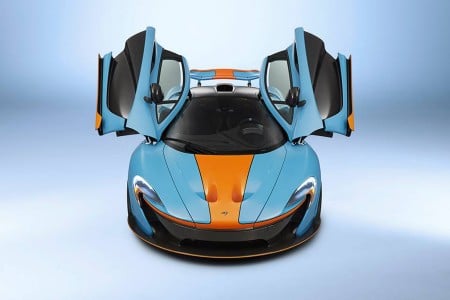 Livrée spéciale Gulf pour la McLaren P1 !