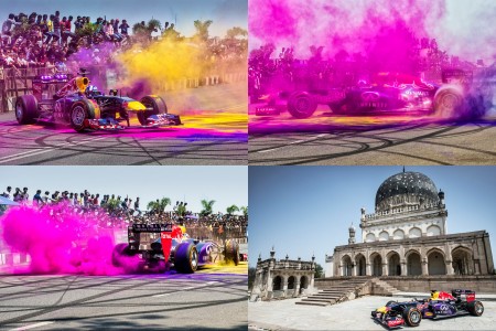 F1 - Red Bull en démonstration en Inde