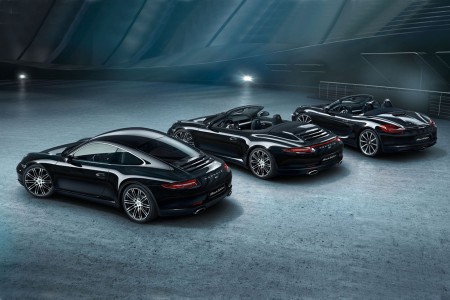 Porsche Boxster/911 Black Edition : noir intégral