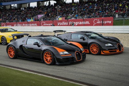 Les Veyron les plus rapides du monde au Nürb'