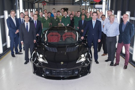 La première Lotus Evora 400 produite