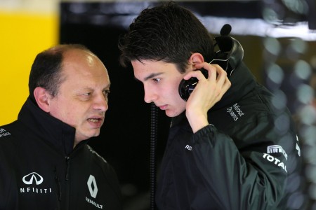 Frédéric Vasseur et Esteban Ocon