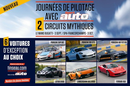 Journée de pilotage avec Sport Auto et Christophe Tinseau