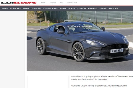Aston Martin Vanquish S aperçue