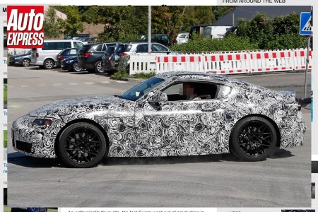Auto Express - future Toyota Supra spyshots