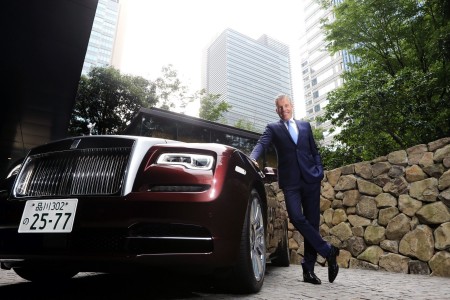 Torsten Müller-Ötvös et Rolls-Royce Dawn au Japon