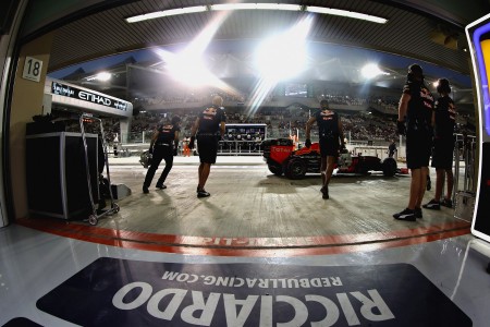 Daniel Ricciardo (Red Bull) à Yas Marina