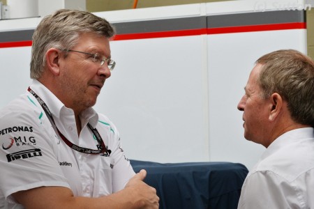 Ross Brawn (Mercedes) à Interlagos