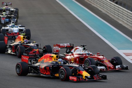 Daniel Ricciardo (Red Bull) à Yas Marina