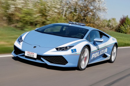 Une Lamborghini Huracan pour la police italienne.