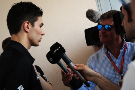 Esteban Ocon (Force India) à Sakhir