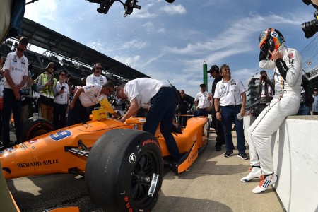 Fernando Alonso (McLaren Andretti) à Indianapolis