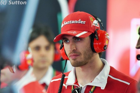 Antonio Giovinazzi (Ferrari) à Sotchi