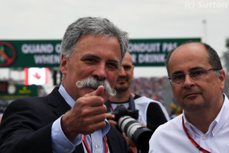 Chase Carey (FOM) et Luca Colajanni (FOM) à Montréal