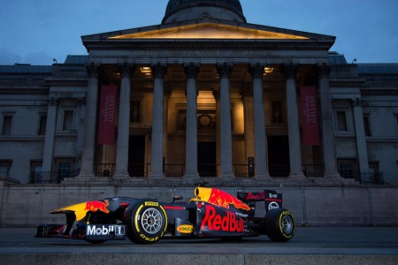 La Red Bull à Trafalgar Square à Londres