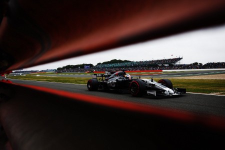 Romain Grosjean (Haas) à Silverstone