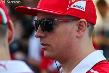 Kimi Räikkönen (Ferrari) à Budapest