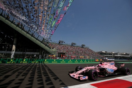 Esteban Ocon (Force India) à Mexico